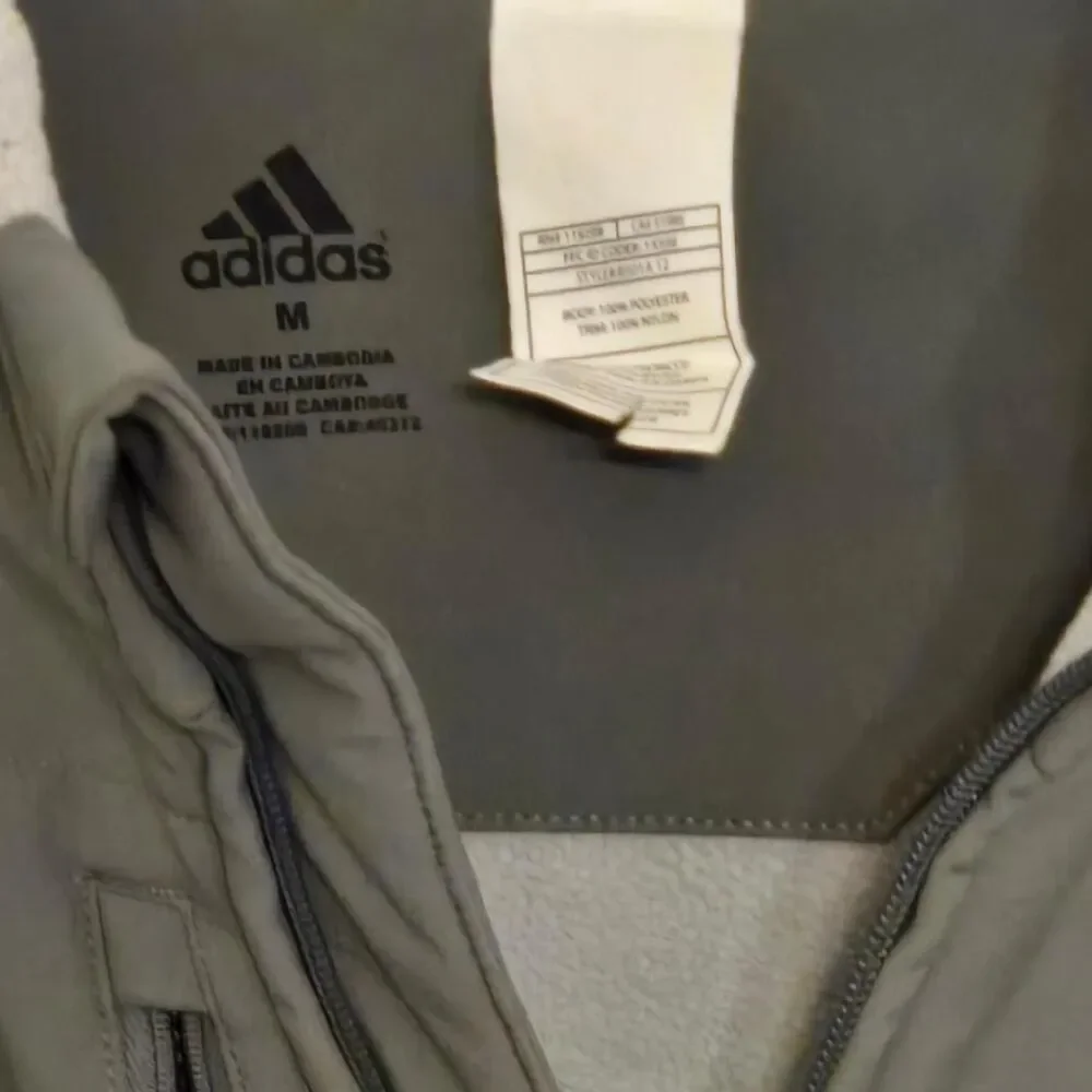 Adidas Men's Grey Jacket